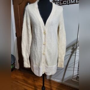 Vintage Moda International Rabit Hair Blended Knit Sweater Women's L